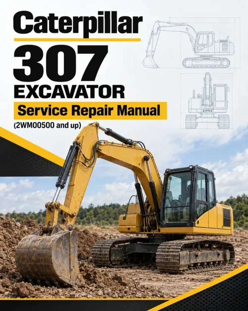 Caterpillar CAT 307 Excavator Service Repair Manual (2WM00500 and up)