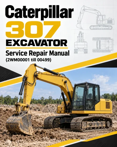 Caterpillar CAT 307 Excavator Service Repair Manual (2WM00001 till 00499)
