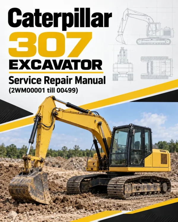 Caterpillar CAT 307 Excavator Service Repair Manual (2WM00001 till 00499)