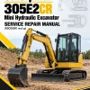 Caterpillar CAT 305E2CR Mini Hydraulic Excavator Service Repair Manual (R5C00001 and up)