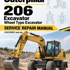 Caterpillar CAT 206 Excavator Wheel Type Excavator Service Repair Manual (3GC00001 and up)