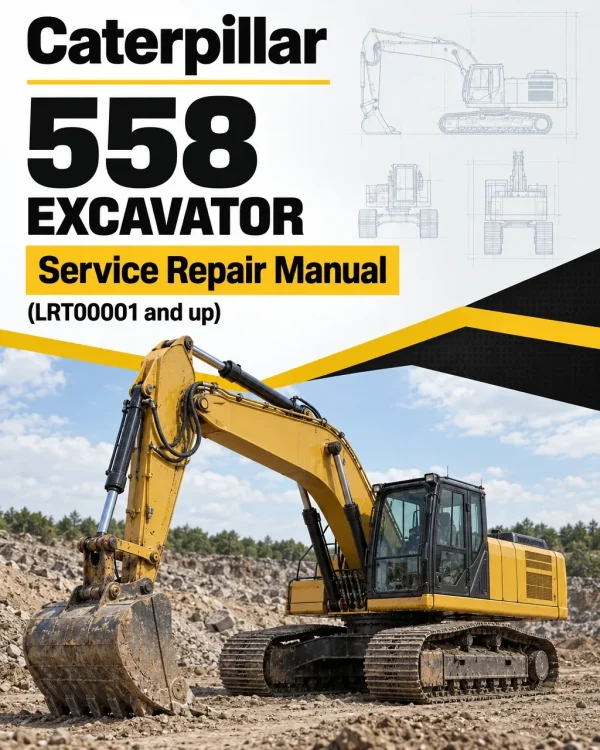 Caterpillar CAT 558 Excavator Service Repair Manual (LRT00001 and up)