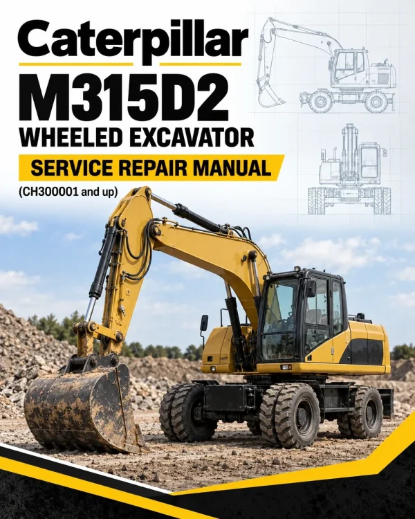 Caterpillar CAT M315D2 Wheeled Excavator Service Repair Manual (CH300001 and up) Caterpillar CAT M315D2 Wheeled Excavator Service Repair Manual (CH300001 and up)