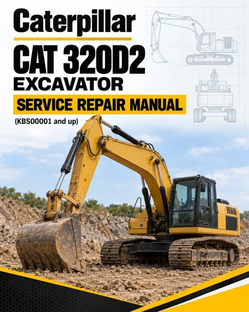 Caterpillar CAT 320D2 Excavator Service Repair Manual (KBS00001 and up)