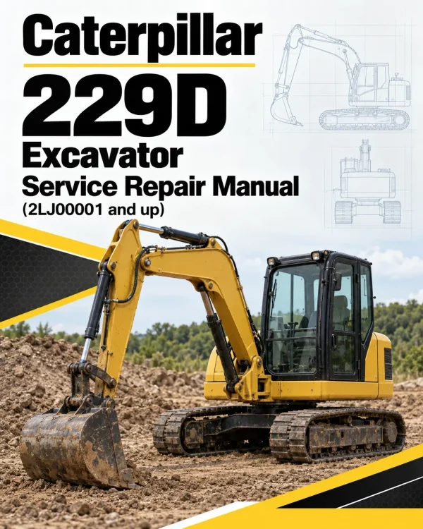 Caterpillar CAT 229D Excavator Service Repair Manual (2LJ00001 and up) Caterpillar CAT 229D Excavator Service Repair Manual (2LJ00001 and up)