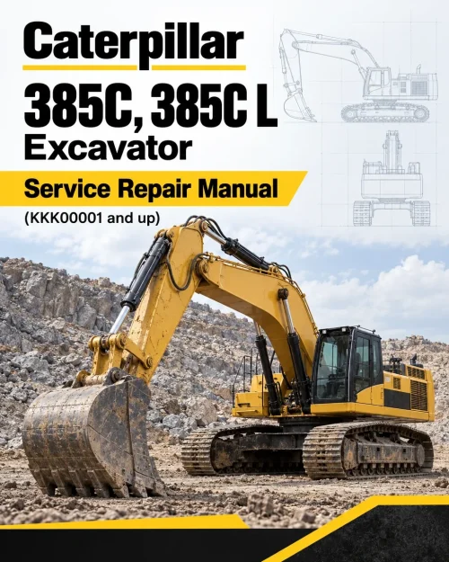 Caterpillar CAT 385C, 385C L Excavator Service Repair Manual (KKK00001 and up)