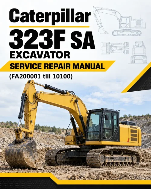 Caterpillar CAT 323F SA Excavator Service Repair Manual (FA200001 till 10100)