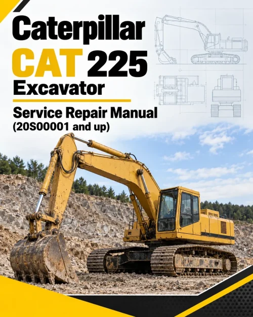 Caterpillar CAT 225 Excavator Service Repair Manual (20S00001 and up)