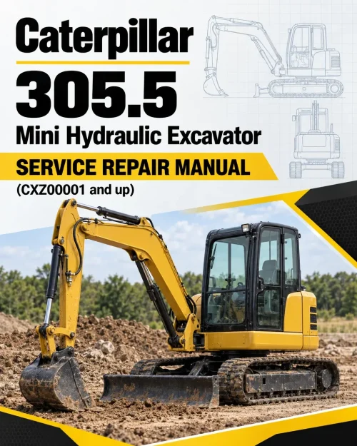 Caterpillar CAT 305.5 Mini Hydraulic Excavator Service Repair Manual (CXZ00001 and up) Caterpillar CAT 305.5 Mini Hydraulic Excavator Service Repair Manual (CXZ00001 and up)