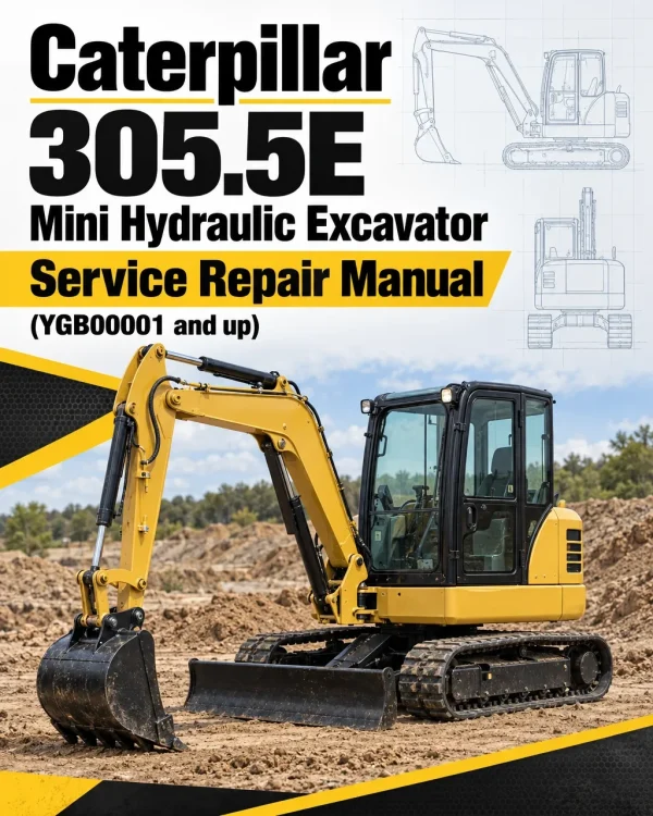 Caterpillar CAT 305.5E Mini Hydraulic Excavator Service Repair Manual (YGB00001 and up) Caterpillar CAT 305.5E Mini Hydraulic Excavator Service Repair Manual (YGB00001 and up)