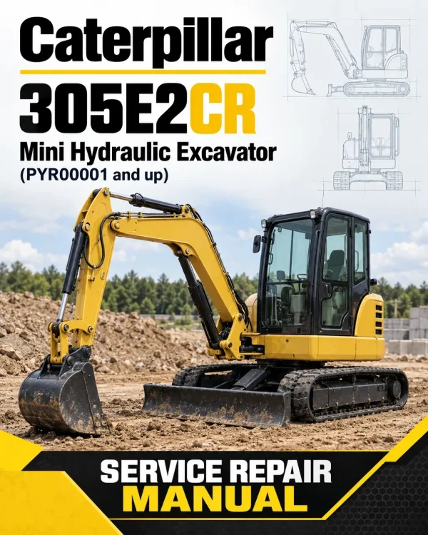 Caterpillar CAT 305E2CR Mini Hydraulic Excavator Service Repair Manual (PYR00001 and up) Caterpillar CAT 305E2CR Mini Hydraulic Excavator Service Repair Manual (PYR00001 and up)