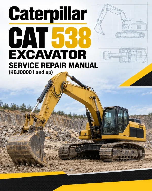 Caterpillar CAT 538 Excavator Service Repair Manual (KBJ00001 and up)