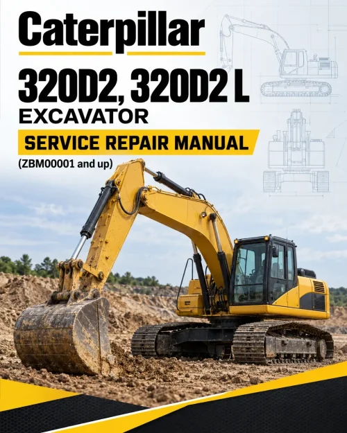 Caterpillar CAT 320D2, 320D2 L Excavator Service Repair Manual (ZBM00001 and up) Caterpillar CAT 320D2, 320D2 L Excavator Service Repair Manual (ZBM00001 and up)