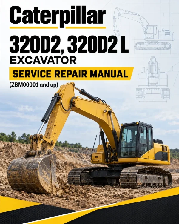 Caterpillar CAT 320D2, 320D2 L Excavator Service Repair Manual (ZBM00001 and up) Caterpillar CAT 320D2, 320D2 L Excavator Service Repair Manual (ZBM00001 and up)