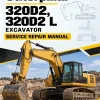 Caterpillar CAT 320D2, 320D2 L Excavator Service Repair Manual (SDZ00001 and up)