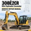 Caterpillar CAT 308E2CR Mini Hydraulic Excavator Service Repair Manual (EC200001 and up) Caterpillar CAT 308E2CR Mini Hydraulic Excavator Service Repair Manual (EC200001 and up)