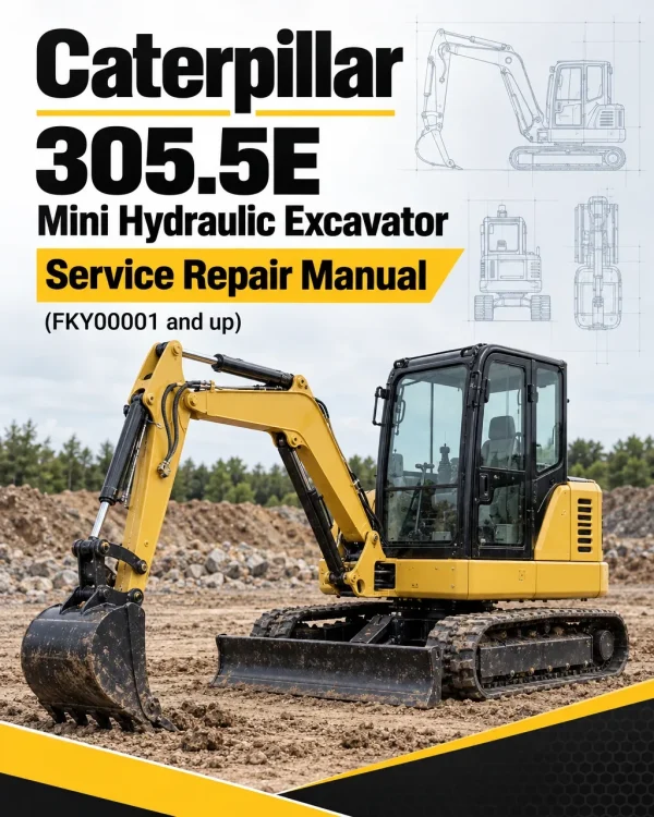 Caterpillar CAT 305.5E Mini Hydraulic Excavator Service Repair Manual (FKY00001 and up) Caterpillar CAT 305.5E Mini Hydraulic Excavator Service Repair Manual (FKY00001 and up)