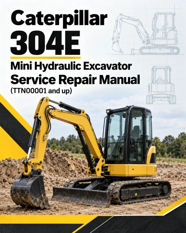 Caterpillar CAT 304E Mini Hydraulic Excavator Service Repair Manual (TTN00001 and up)