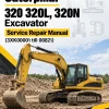 Caterpillar CAT 320 320L, 320N Excavator Service Repair Manual (3XK00001 till 00821)