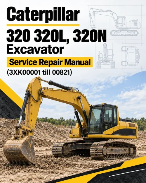 Caterpillar CAT 320 320L, 320N Excavator Service Repair Manual (3XK00001 till 00821) Caterpillar CAT 320 320L, 320N Excavator Service Repair Manual (3XK00001 till 00821)
