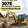 Caterpillar CAT 307E Mini Hydraulic Excavator Service Repair Manual (H1Y00001 and up)