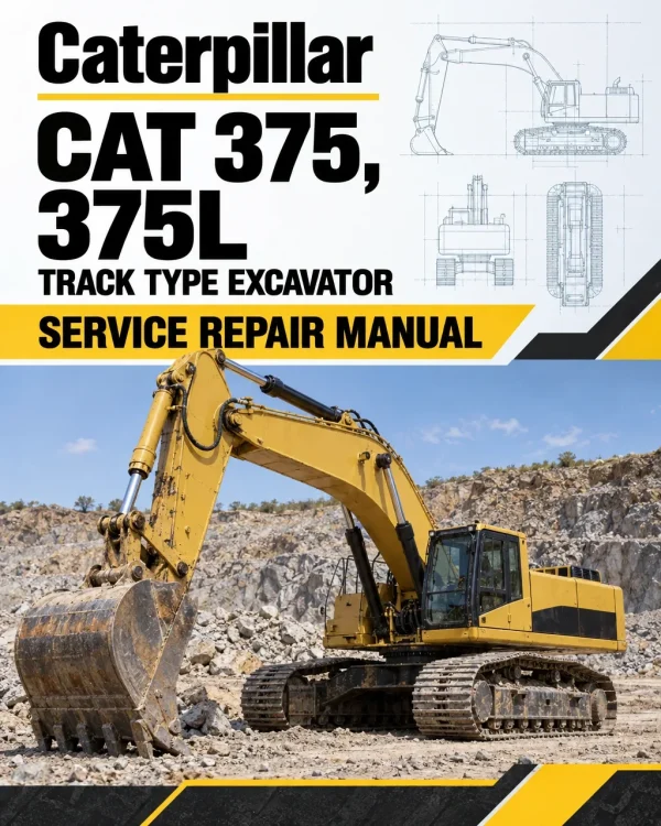 Caterpillar CAT 375, 375L Track Type Excavator Service Repair Manual (8XG00001 till 00312) Caterpillar CAT 375, 375L Track Type Excavator Service Repair Manual (8XG00001 till 00312)