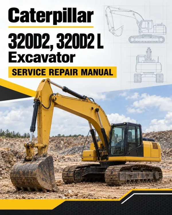 Caterpillar CAT 320D2, 320D2 L Excavator Service Repair Manual (DNP00001 and up) Caterpillar CAT 320D2, 320D2 L Excavator Service Repair Manual (DNP00001 and up)