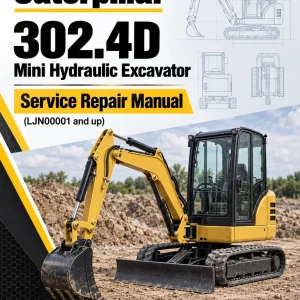 Caterpillar CAT 302.4D Mini Hydraulic Excavator Service Repair Manual (LJN00001 and up) Caterpillar CAT 302.4D Mini Hydraulic Excavator Service Repair Manual (LJN00001 and up)