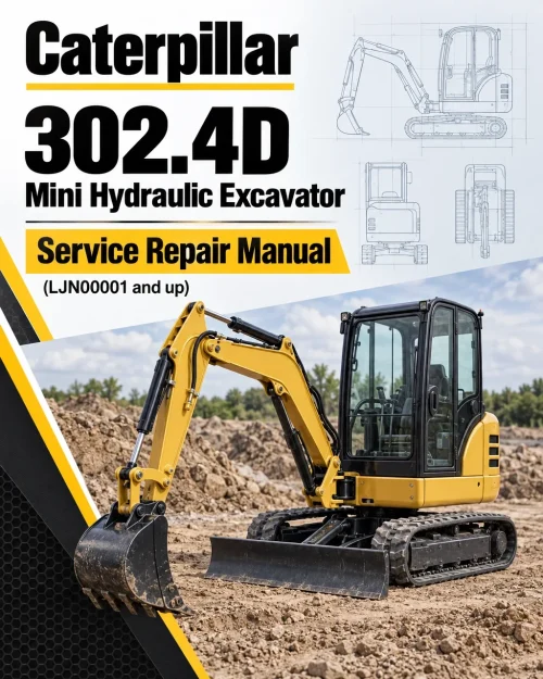 Caterpillar CAT 302.4D Mini Hydraulic Excavator Service Repair Manual (LJN00001 and up) Caterpillar CAT 302.4D Mini Hydraulic Excavator Service Repair Manual (LJN00001 and up)