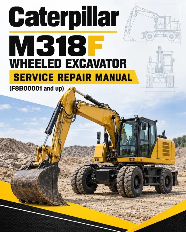 Caterpillar CAT M318F Wheeled Excavator Service Repair Manual (F8B00001 and up) Caterpillar CAT M318F Wheeled Excavator Service Repair Manual (F8B00001 and up)
