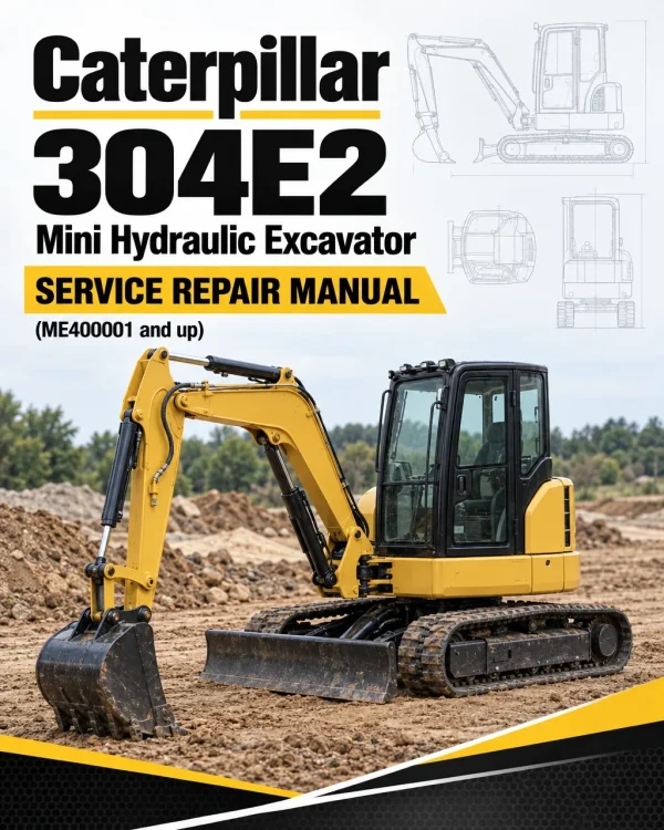 Caterpillar CAT 304E2 Mini Hydraulic Excavator Service Repair Manual (ME400001 and up) Caterpillar CAT 304E2 Mini Hydraulic Excavator Service Repair Manual (ME400001 and up)
