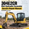 Caterpillar CAT 304E2CR Mini Hydraulic Excavator Service Repair Manual (GC500001 and up)