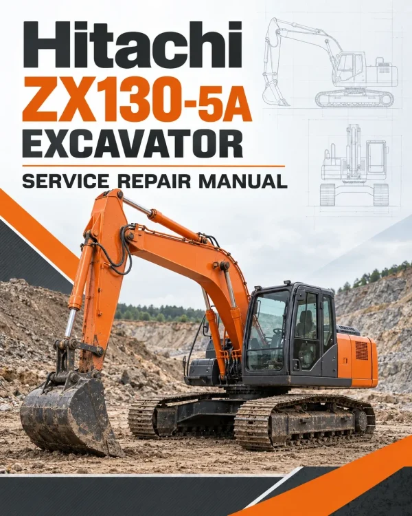 Hitachi ZX130-5A Excavator Service Repair Manual Hitachi ZX130-5A Excavator Service Repair Manual
