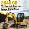 Caterpillar CAT 304C CR Mini Hydraulic Excavator Service Repair Manual (FPK00001 and up)