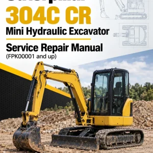 Caterpillar CAT 304C CR Mini Hydraulic Excavator Service Repair Manual (FPK00001 and up) Caterpillar CAT 304C CR Mini Hydraulic Excavator Service Repair Manual (FPK00001 and up)