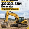 Caterpillar CAT 320 320L, 320N Excavator Service Repair Manual (9WG00001 till 00722 till 2)