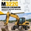 Caterpillar CAT M322C Wheeled Excavator Service Repair Manual (H2G00001 and up)