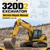 Caterpillar CAT 320D2 Excavator Service Repair Manual (DFM00001 and up)