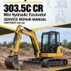 Caterpillar CAT 303.5C CR Mini Hydraulic Excavator Service Repair Manual (DMY00001 and up)