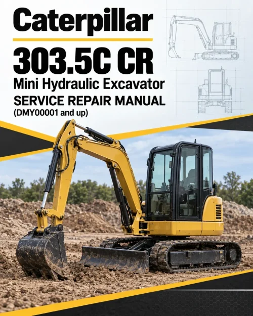 Caterpillar CAT 303.5C CR Mini Hydraulic Excavator Service Repair Manual (DMY00001 and up) Caterpillar CAT 303.5C CR Mini Hydraulic Excavator Service Repair Manual (DMY00001 and up)