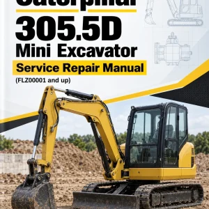Caterpillar CAT 305.5D Mini Excavator Service Repair Manual (FLZ00001 and up) Caterpillar CAT 305.5D Mini Excavator Service Repair Manual (FLZ00001 and up)