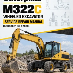 Caterpillar CAT M322C Wheeled Excavator Service Repair Manual (BDK00001 till 02000) Caterpillar CAT M322C Wheeled Excavator Service Repair Manual (BDK00001 till 02000)