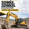 Caterpillar CAT 329D2, 329D2L Excavator Service Repair Manual (THW00001 and up)