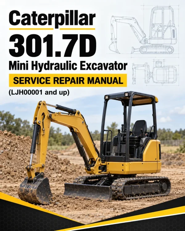 Caterpillar CAT 301.7D Mini Hydraulic Excavator Service Repair Manual (LJH00001 and up) Caterpillar CAT 301.7D Mini Hydraulic Excavator Service Repair Manual (LJH00001 and up)