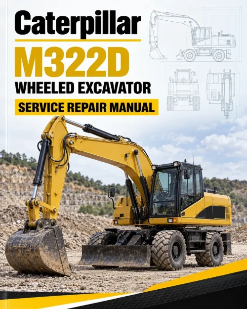 Caterpillar CAT M322D Wheeled Excavator Service Repair Manual (W2S00001 and up)