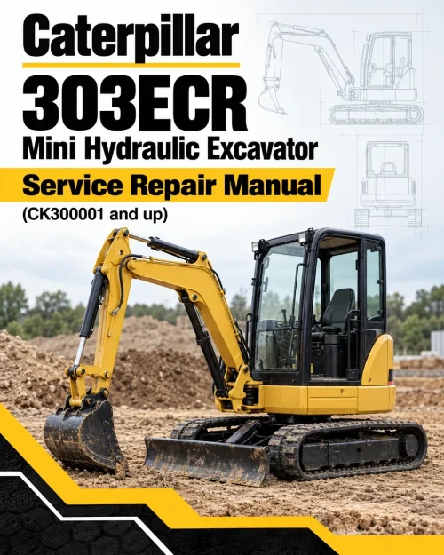 Caterpillar CAT 303ECR Mini Hydraulic Excavator Service Repair Manual (CK300001 and up) Caterpillar CAT 303ECR Mini Hydraulic Excavator Service Repair Manual (CK300001 and up)