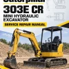 Caterpillar CAT 303E CR Mini Hydraulic Excavator Service Repair Manual