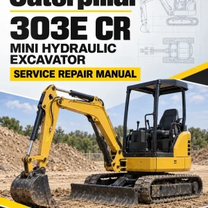 Caterpillar CAT 303E CR Mini Hydraulic Excavator Service Repair Manual Caterpillar CAT 303E CR Mini Hydraulic Excavator Service Repair Manual