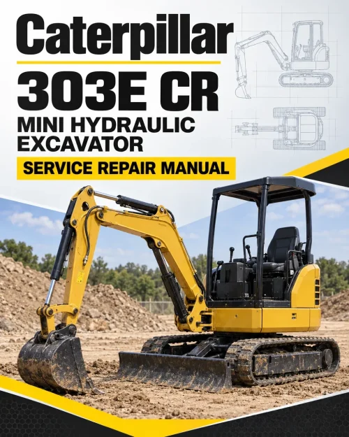 Caterpillar CAT 303E CR Mini Hydraulic Excavator Service Repair Manual Caterpillar CAT 303E CR Mini Hydraulic Excavator Service Repair Manual