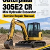 Caterpillar CAT 305E2 CR Mini Hydraulic Excavator Service Repair Manual (DF500001 and up)